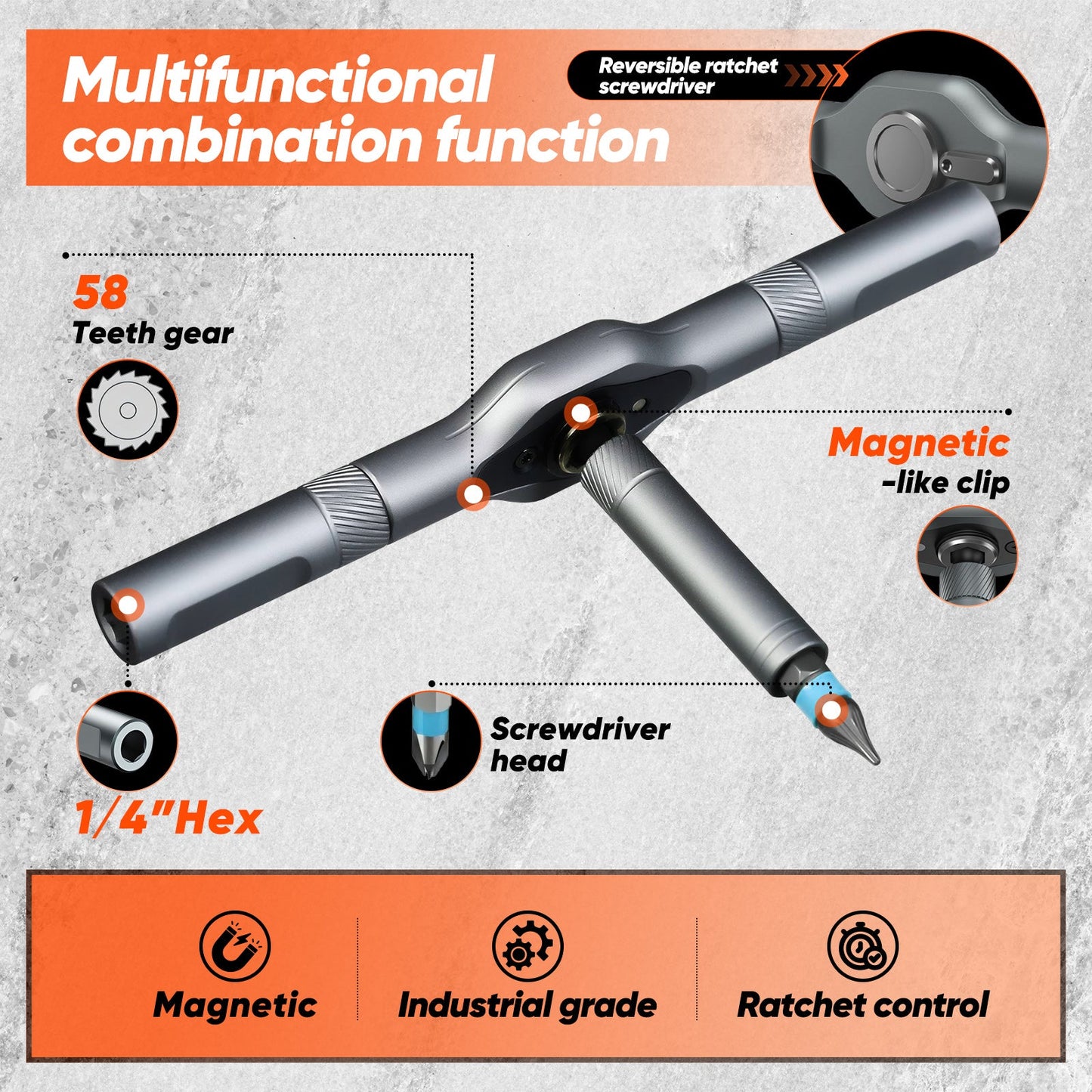 (50% OFF) 42 in 1 Magnetic Screwdriver Set