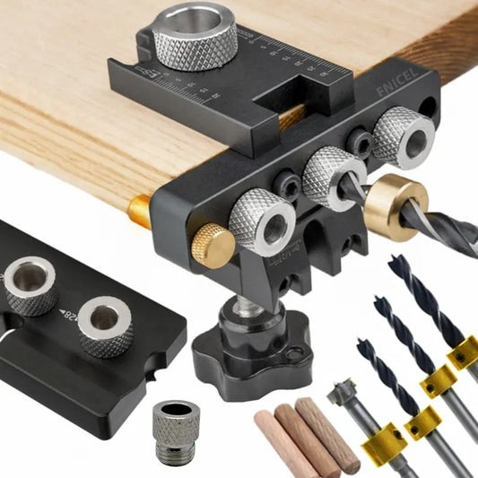 (50% OFF ) 3-in-1 Precision Dowelling Jig Kit