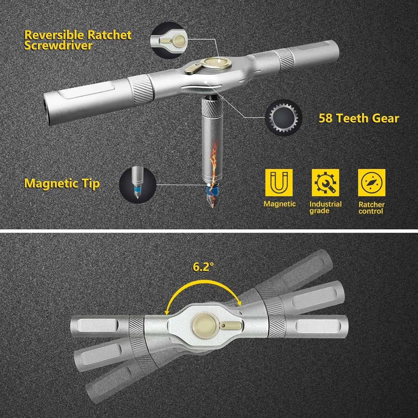 (OFF 50%) 24 in 1 Magnetic Screwdriver Set