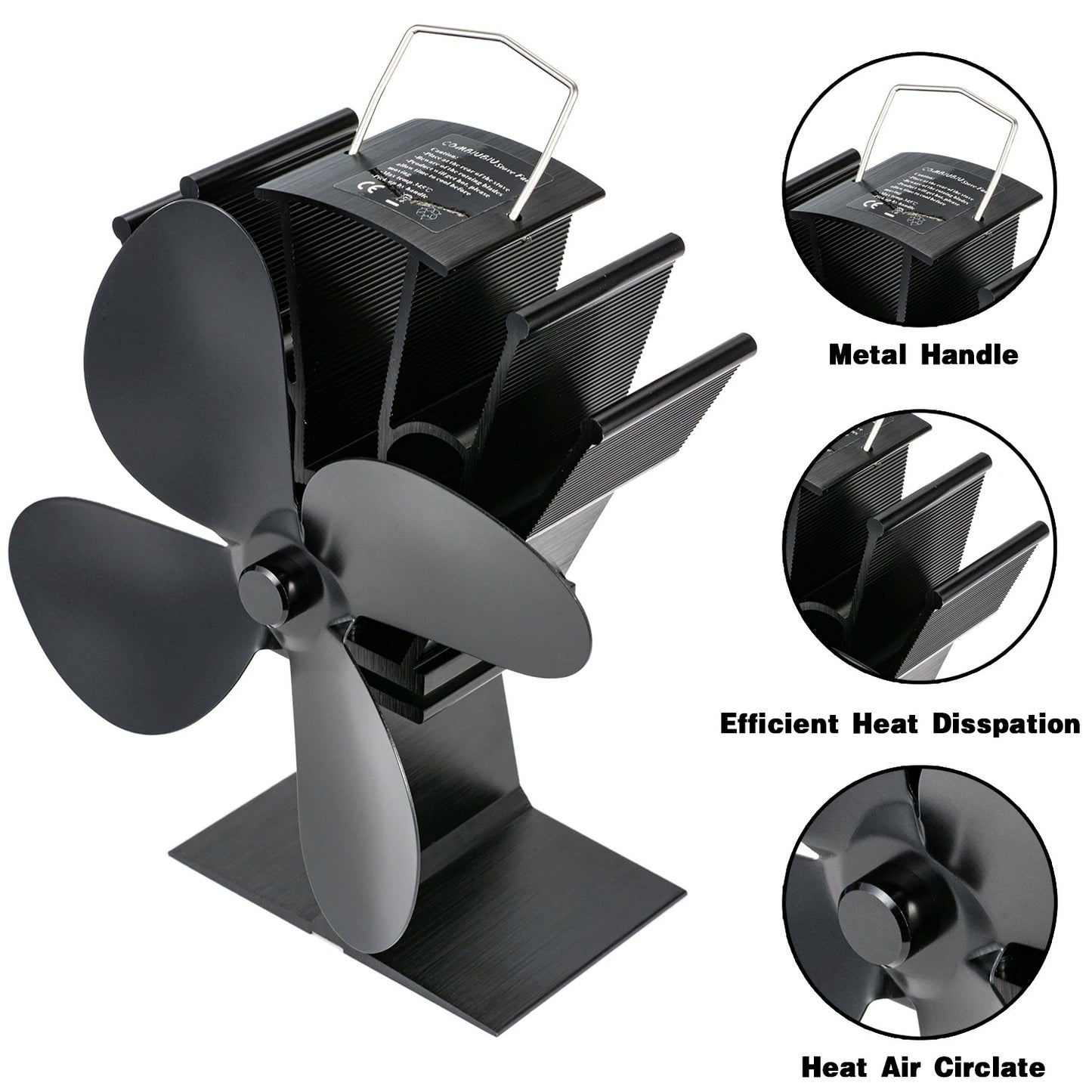 Heat Powered Wood Stove Fan