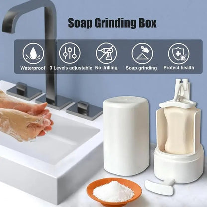 The SoapGrinder™ Mess-Free Bar Soap Dispenser