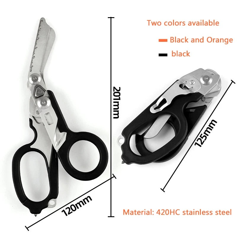 (OFF 50%) Outdoor Tactical Folding Scissors Tools